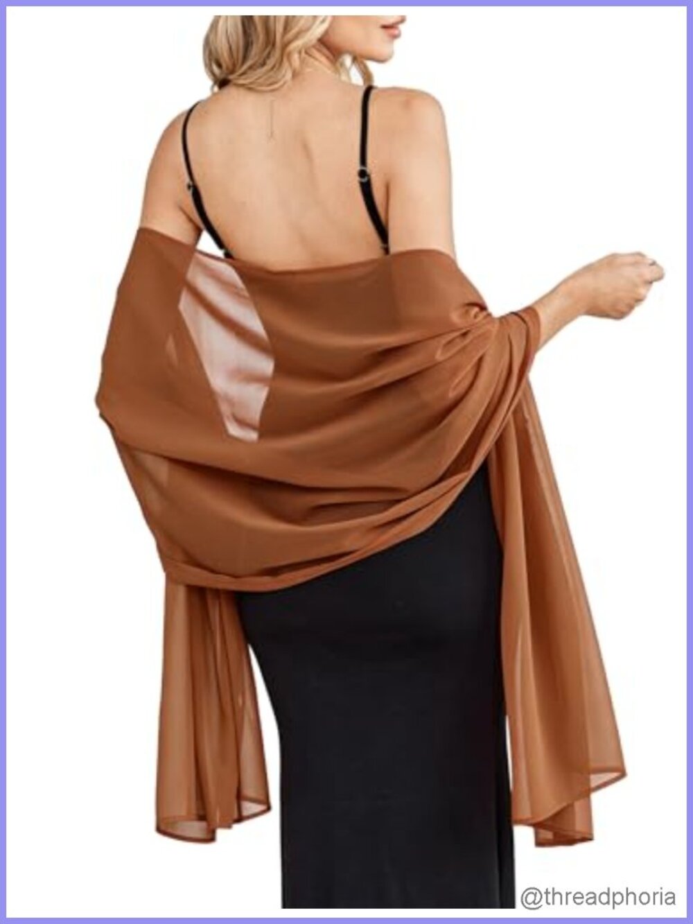 Chiffon Shawl Wrap Sheer Soft Lightweight Scarf Accessory